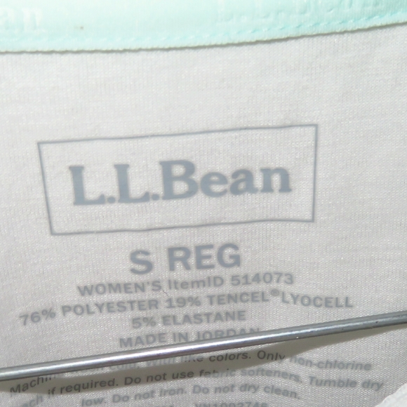 New w/o Tags White LL Bean Short Sleeve T-shirt - Picture 2 of 2